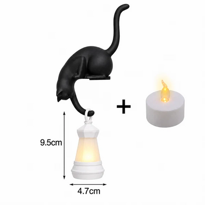 Hanging Cat Shelf Lantern